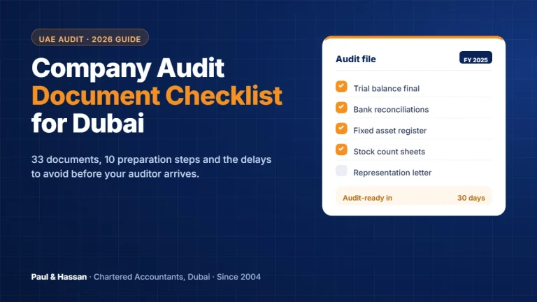 How to Prepare for a Company Audit in Dubai: A Complete Document Checklist